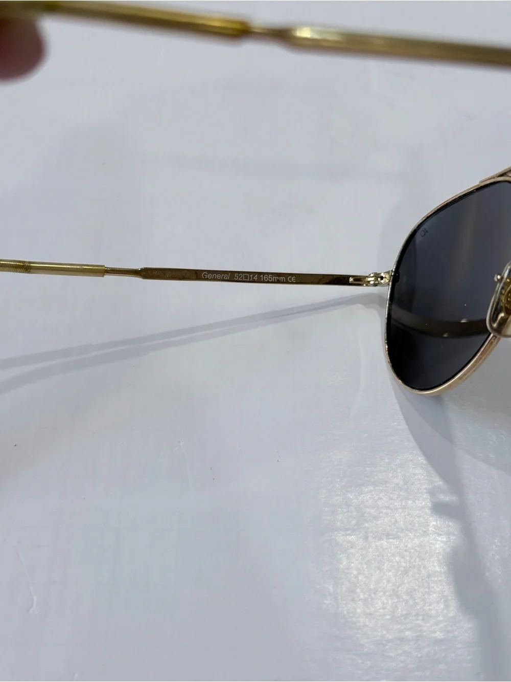 American Optical General Aviator Sunglasses Comfort Cable Temples